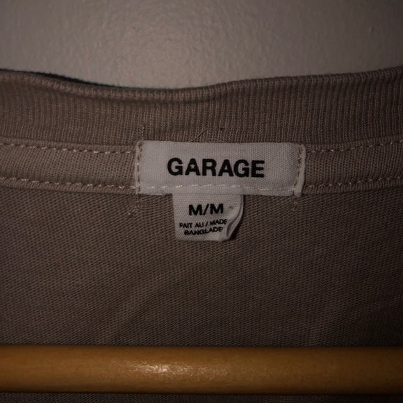 Garage cropped cutout tee - Picture 2 of 2